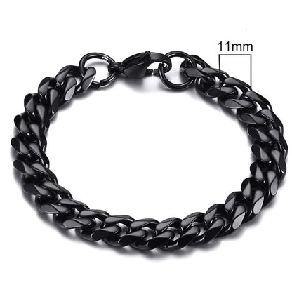 Vnox Men's Chunky Curb Chain Bracelet