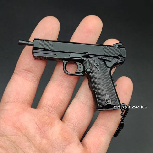 Pistol Toy Gun Miniature Model.