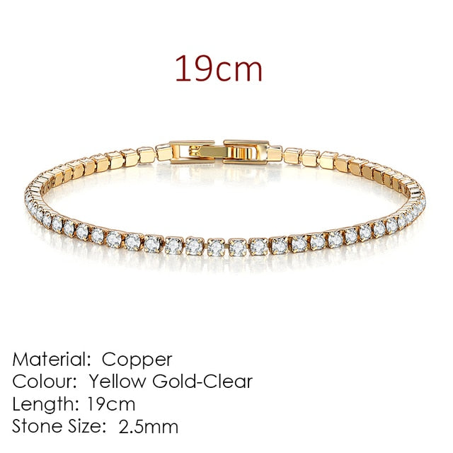 Fashion Multicolor Tennis Bracelet for Women