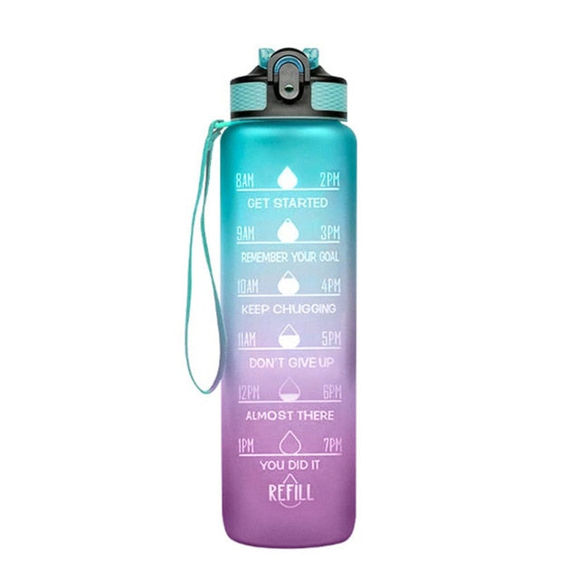 Water Bottle With Time Marker