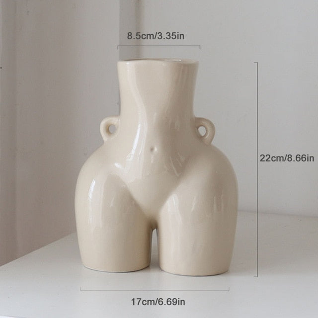 Human Body Ceramics Vases