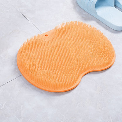 Bath Mat Back Massage Silicone Brush