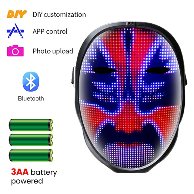 LED Party Face Mask