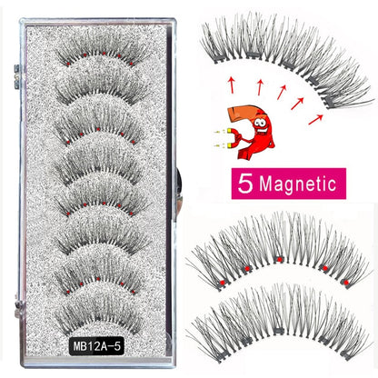 MBA 5 Magnetic Eyelashes Curler Set