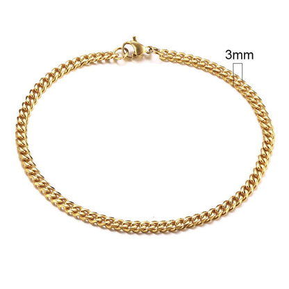 Vnox Men's Chunky Curb Chain Bracelet