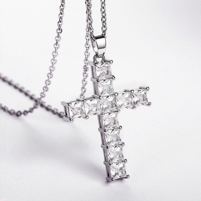 Personality Cross Copper Necklace