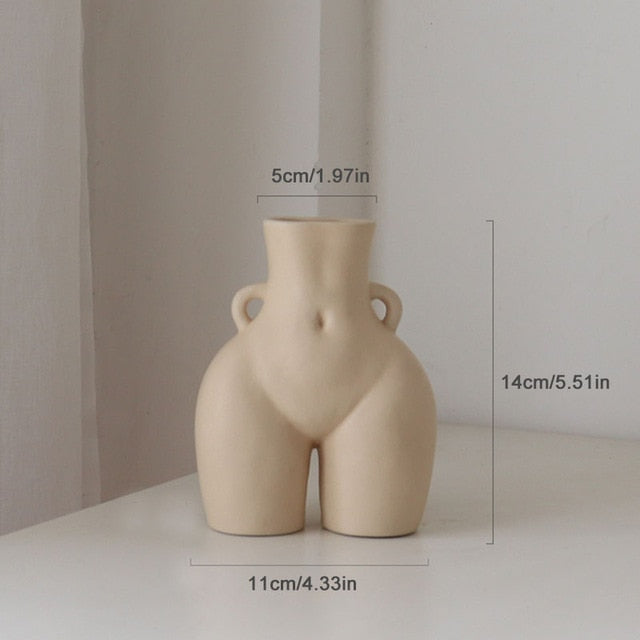 Human Body Ceramics Vases