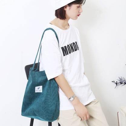 Women Corduroy Canvas Shoulder Bags