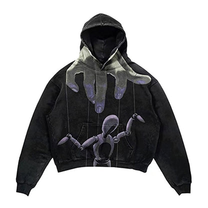 Fashion Casual Oversized Hoodies Jacket 2024