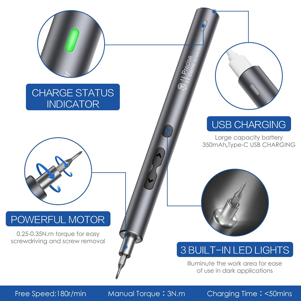 Electric Screwdriver Set Repair Power Tools