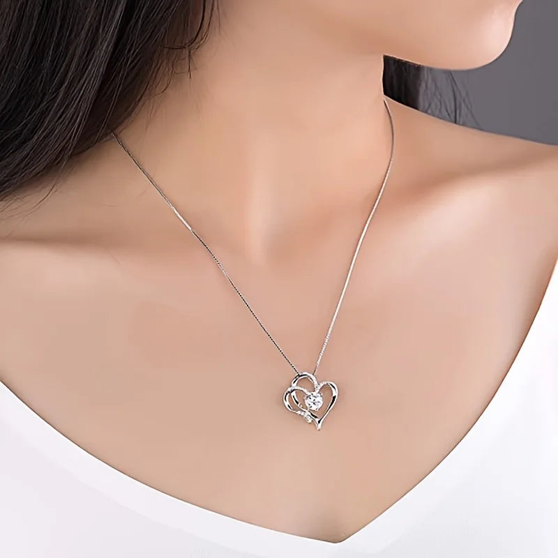 Heart Zircon Necklace