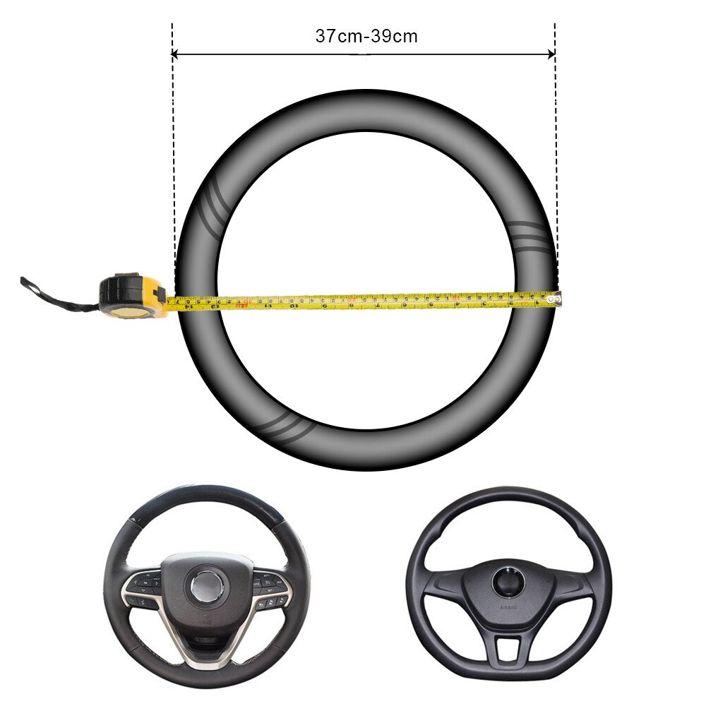 Carbon Fiber Car Steering Wheel Cover