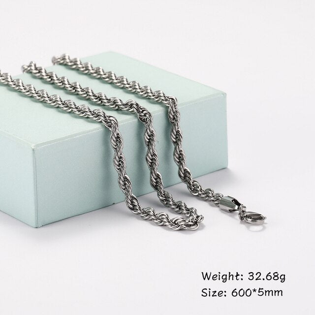 Men's Curb Cuban Chain Necklace