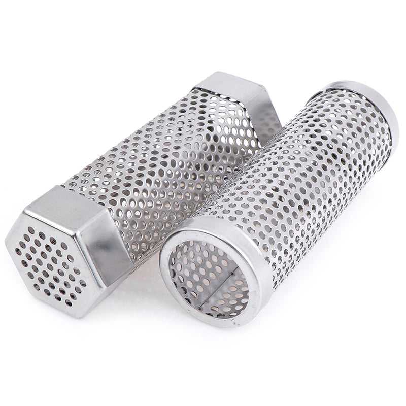 BBQ Stainless Steel  Perforated Mesh Smoker Tube