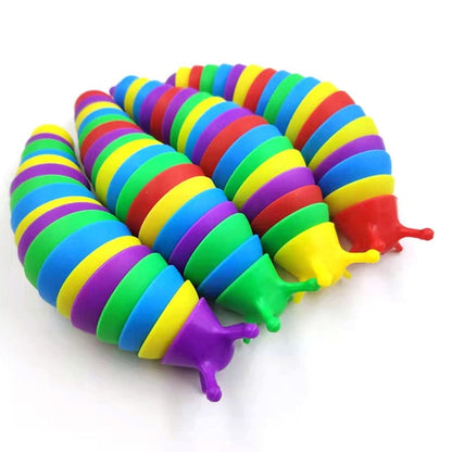 Rainbow 3D Slug Fidget Toy