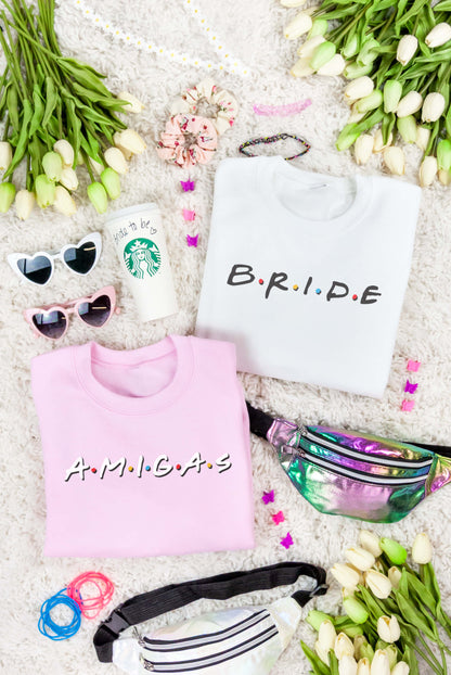 FRIENDS - Bride | Amigas 90s Sweatshirts