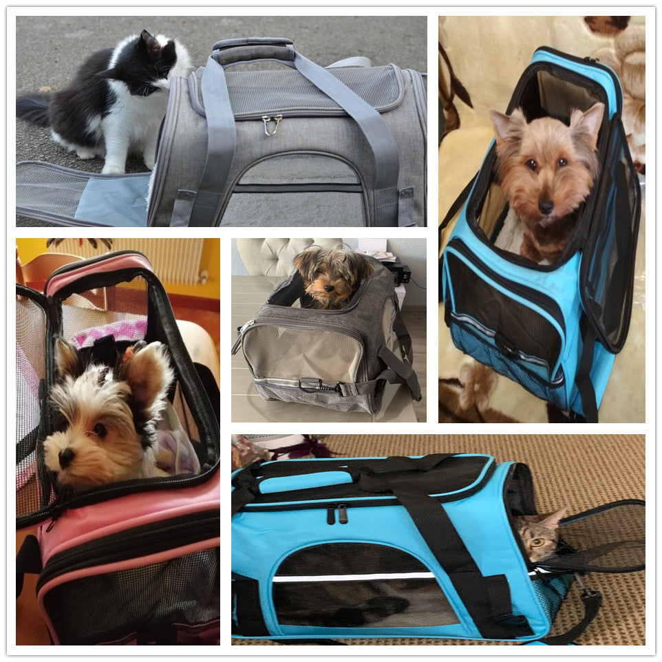 Pet Messenger Carrier Travel Bag