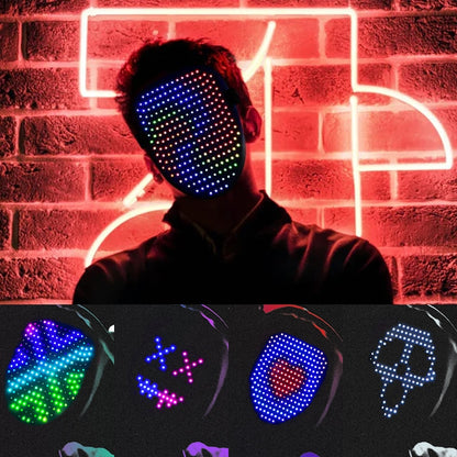 LED Party Face Mask