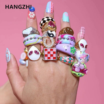 Colorful Sweet Trendy Ring