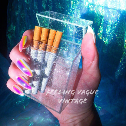 Glittery Cigarettes Crystal Case