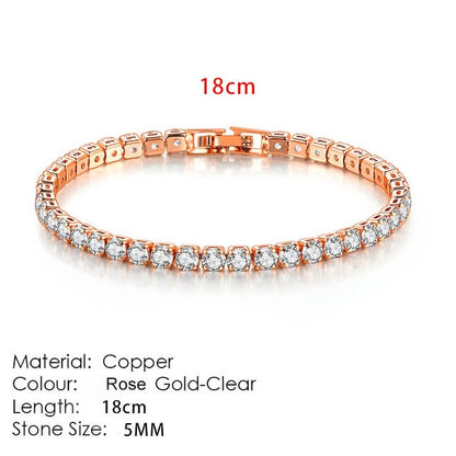 Fashion Multicolor Tennis Bracelet for Women