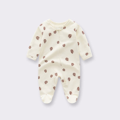 Newborn Baby Knitted Footie Jumpsuit