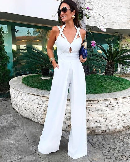 Cropped Top + Long Trousers Set