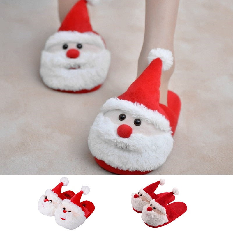 Santa Claus Slip On Soft Flats Slides