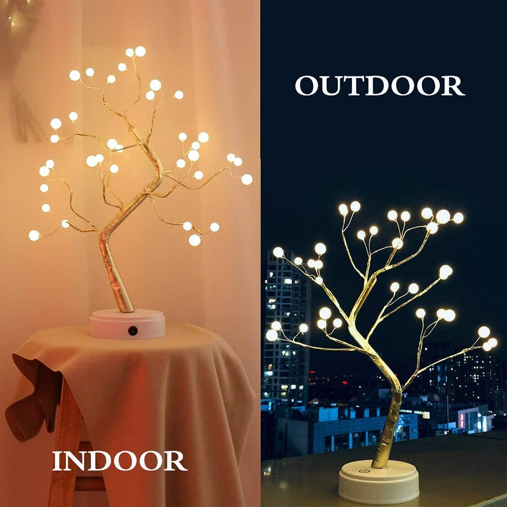 Tree Night Light Touch Lamp