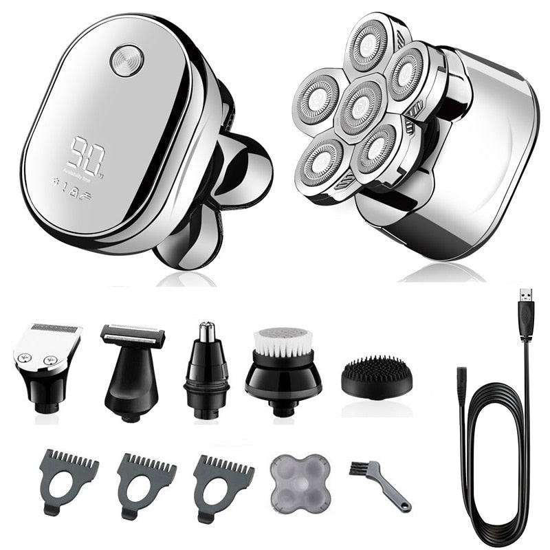 Men's Digital Display Rechargeable Shaver