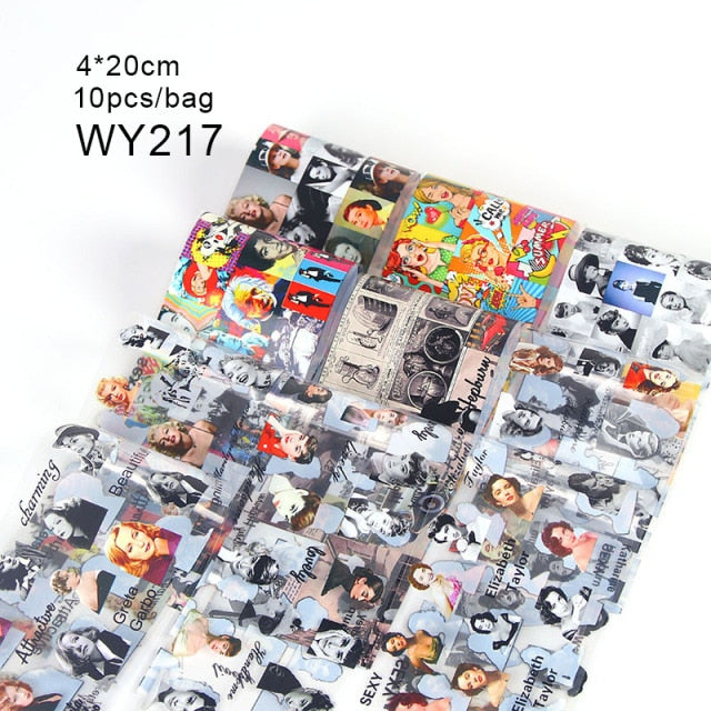 20*4cm Mix Nail Art Transfer Sticker