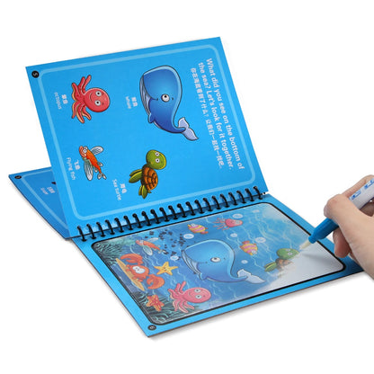 Magic Water Drawing Coloring  Book