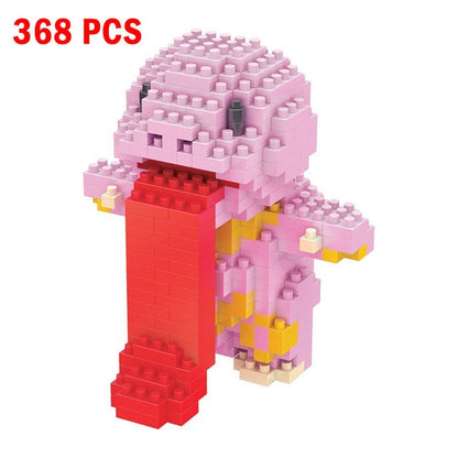 Small Building Blocks Cartoon Animals