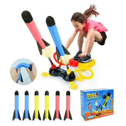 Children Outdoor Air Rocket Foot Launcher