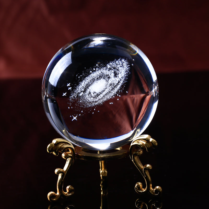 6/8cm Galaxy Miniature 3D Crystal Ball