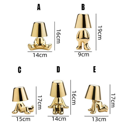 Italy Little Golden Man LED Table Lamp