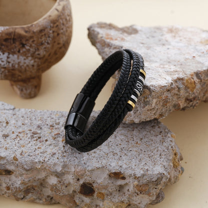 Braided Leather Bracelets for Men