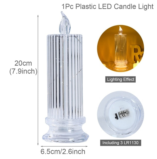 Crystal LED Table Night Lamp