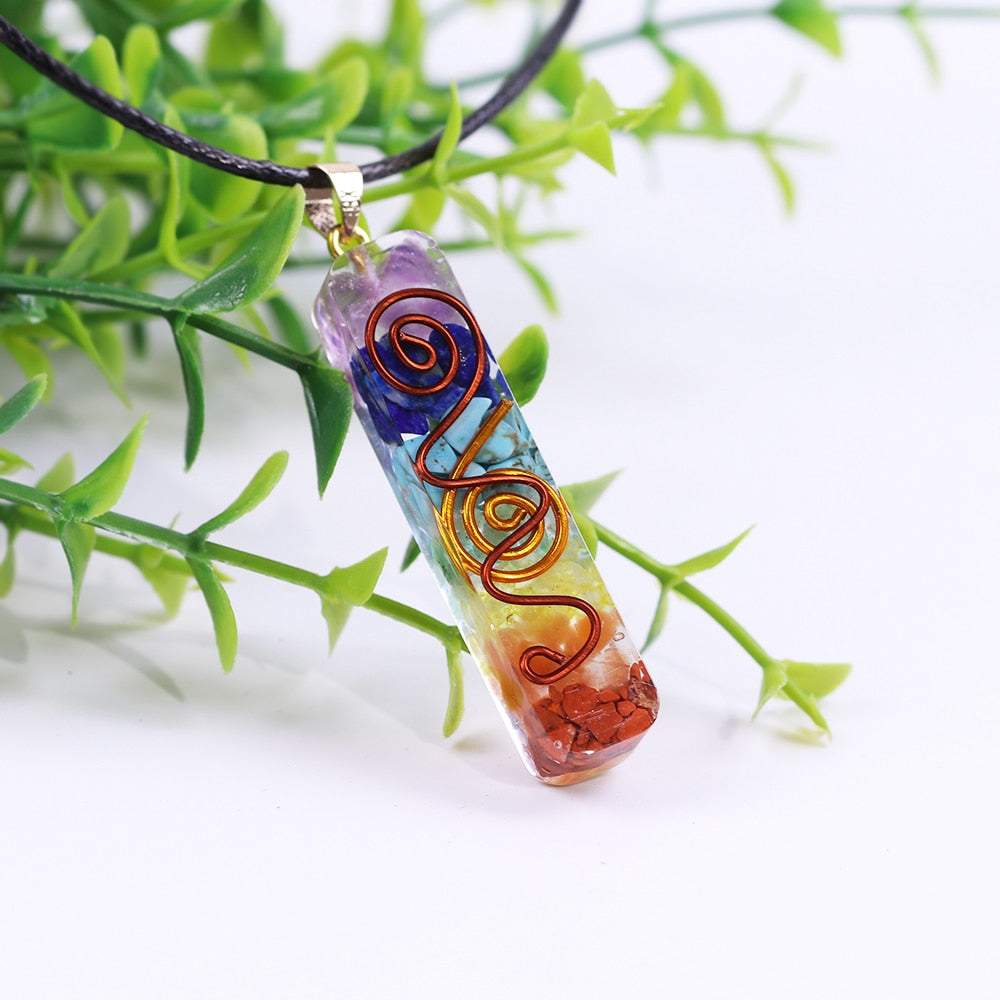 Rainbow Chakra Energy Necklace