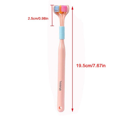 3 Sided Toothbrushes